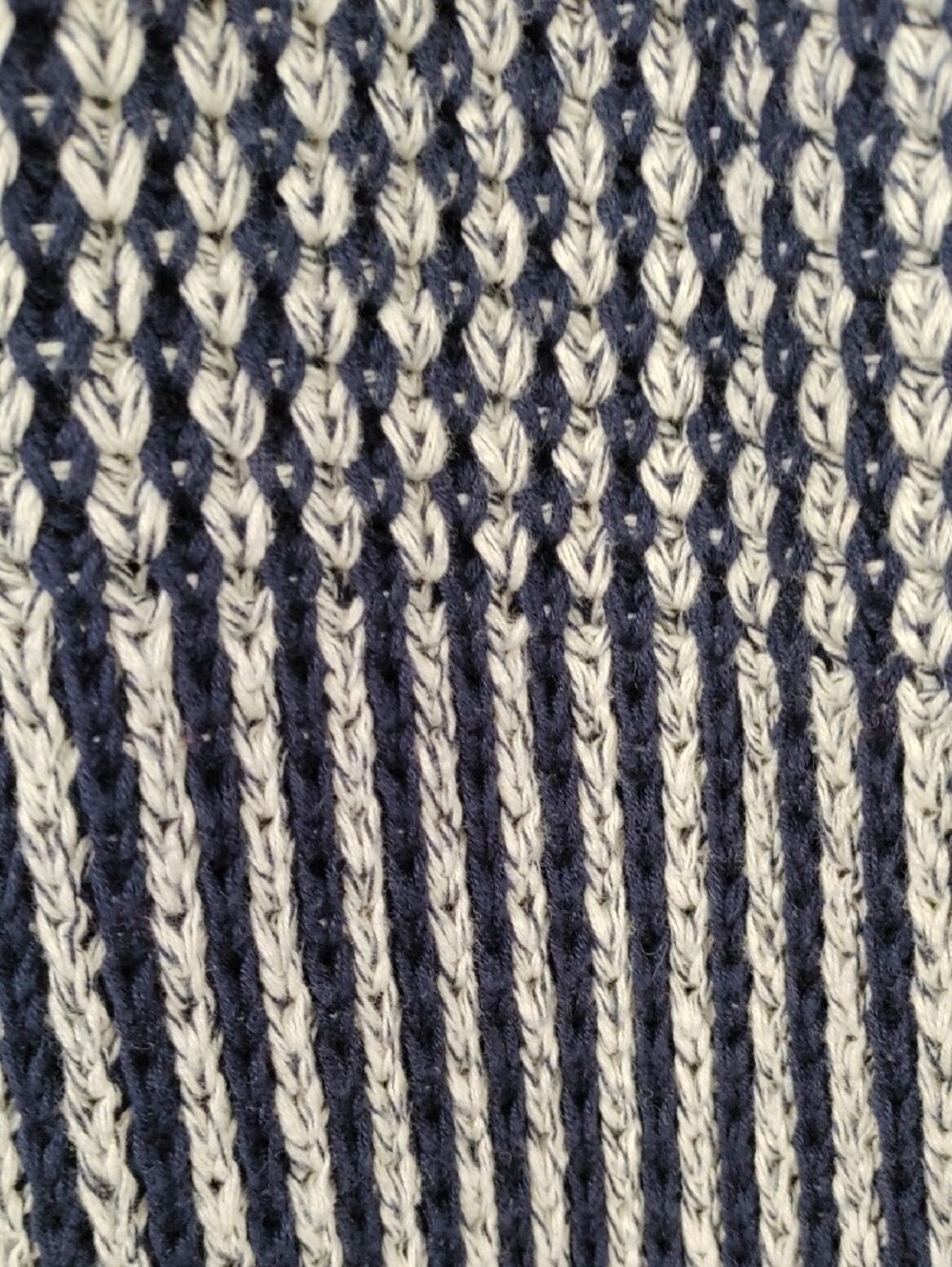 J154 GAP Navy & White Striped Hooded Toggle Cardigan Coat XL - Picture 8 of 11